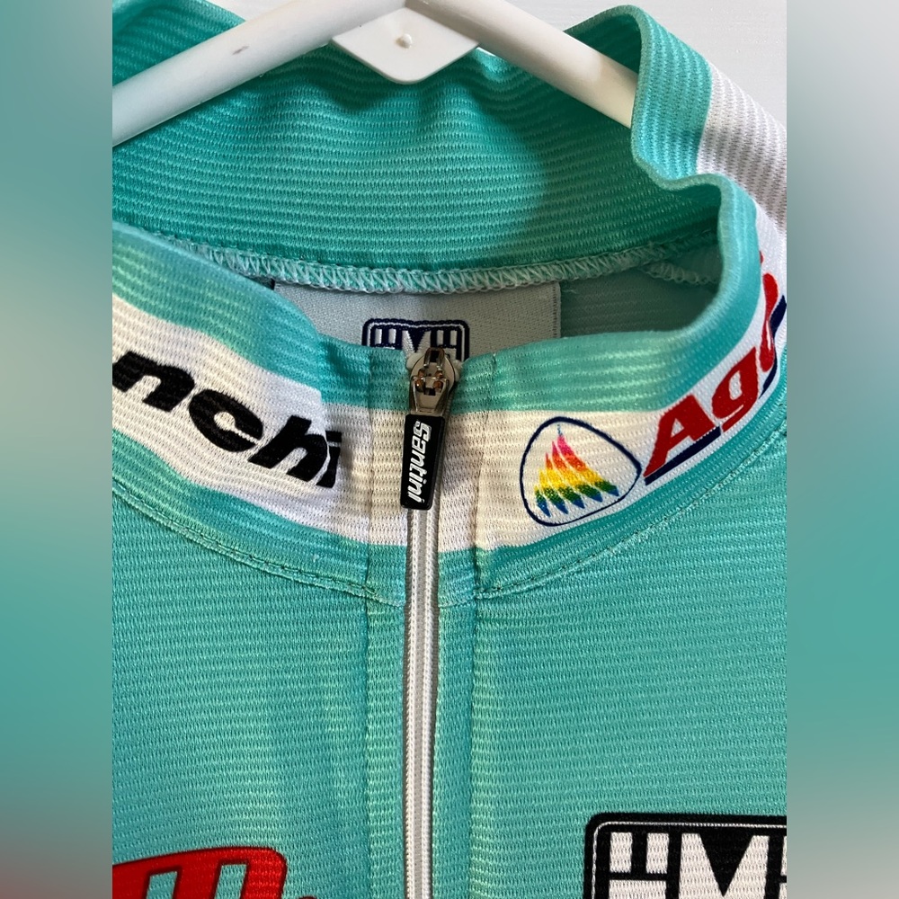 Santini Bianchi Womens Cycling Jersey XS - Picture 3 of 7